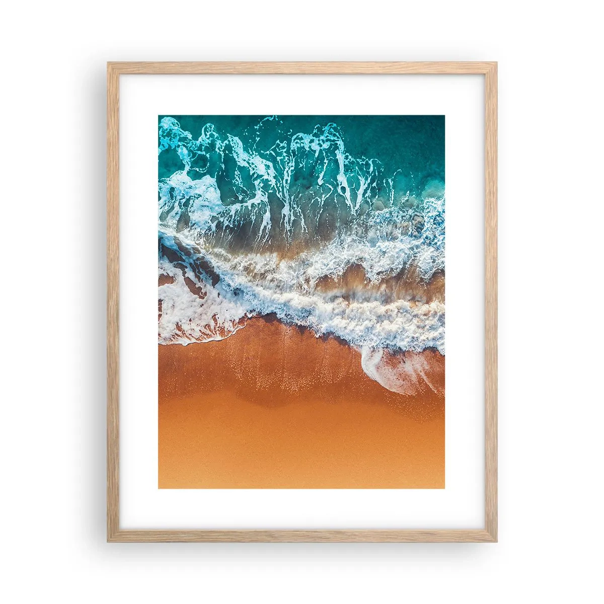 Plakát v rámu světlý dub - Vždy pár - 40x50 cm