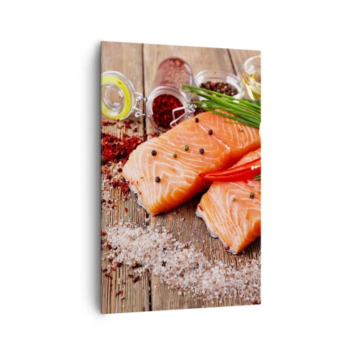 Obraz na plátně - Norské dobrodružství v kuchyni - 80x120 cm