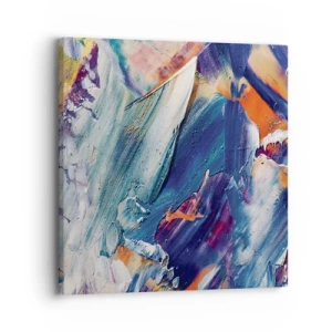 Obraz na plátně - Chaos barev - 30x30 cm