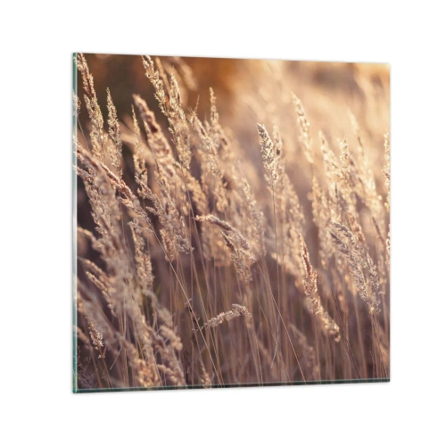 Obraz na skle - Připraveni přivítat podzim - 70x70 cm