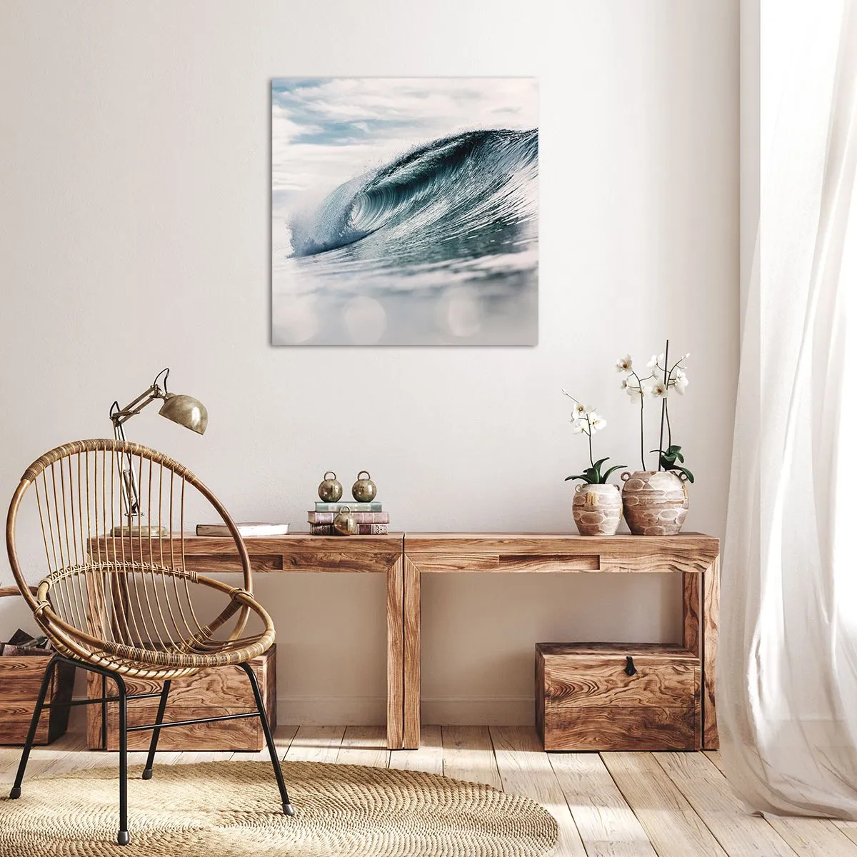 Obraz na plátně - Vodní špička - 70x70 cm