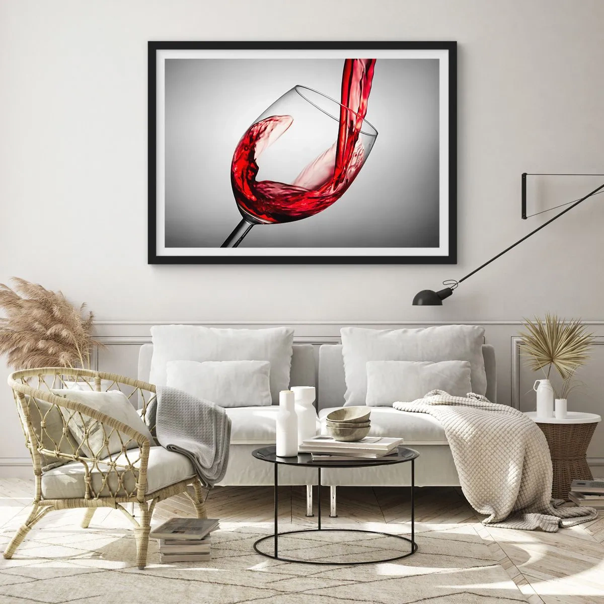 Plakát v černém rámu - Barva - pohyb - zvuk - 70x50 cm