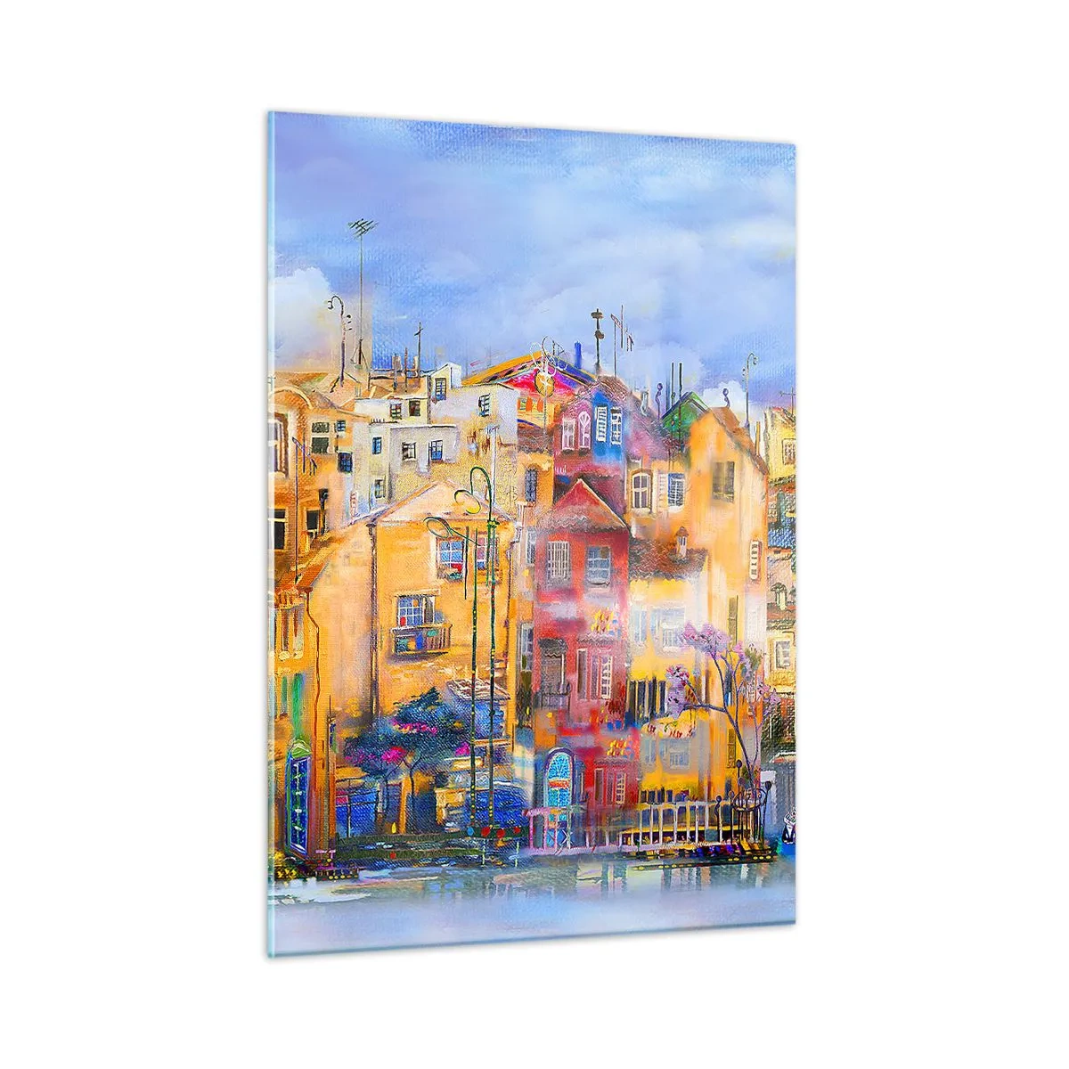 Obraz na skle - Jsme spolu - 50x70 cm