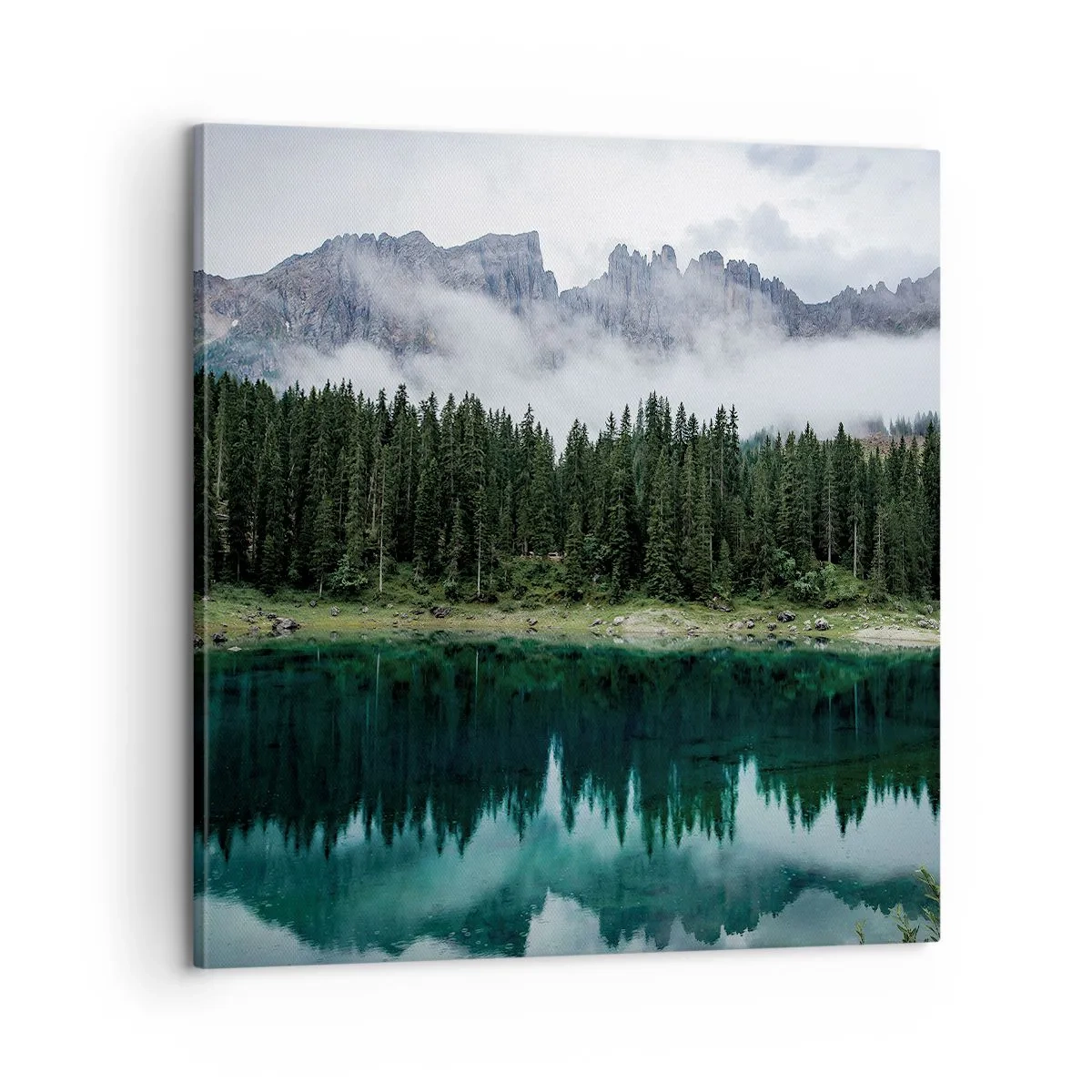 Obraz na plátně - Tiše, tiše, neprobuďme spící vodu…. - 60x60 cm