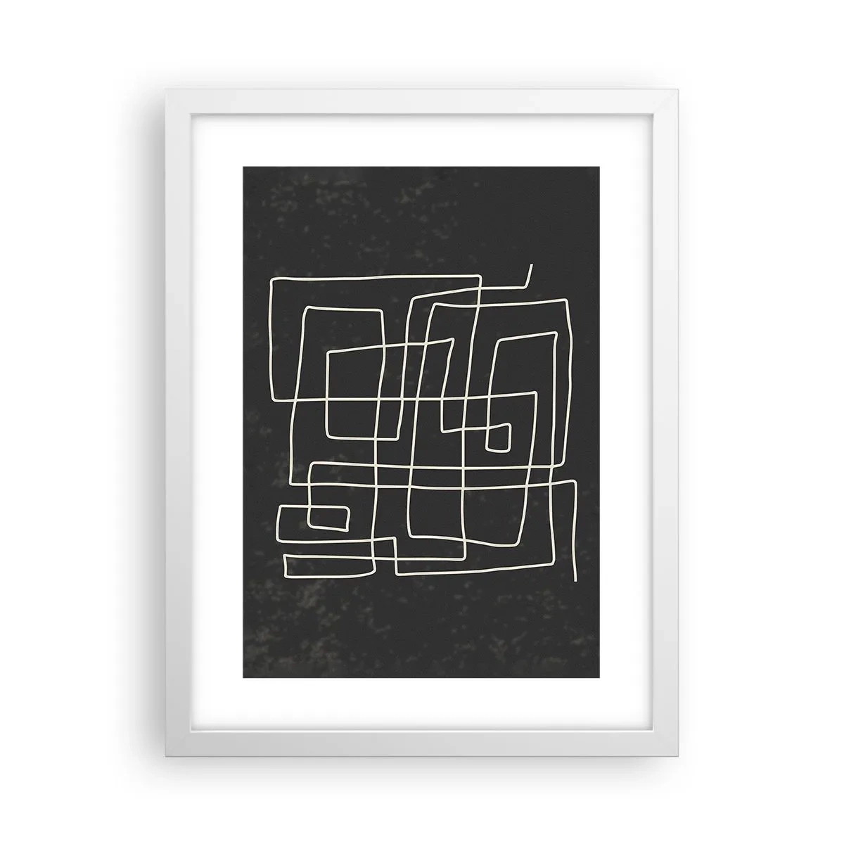 Plakát v bílém rámu - Není to tak jednoduché - 30x40 cm