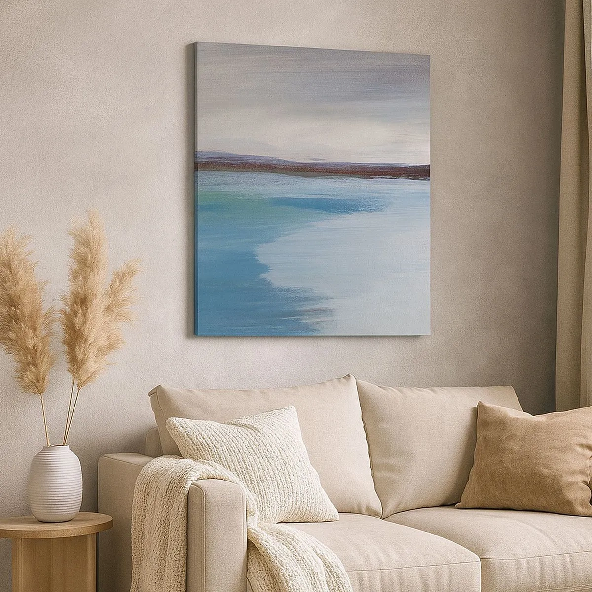 Obraz na plátně - Horizontální krajina - 30x30 cm