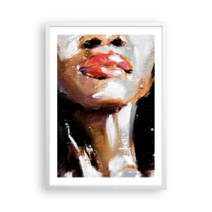 Plakát v bílém rámu - Hrdost bez předsudků - 50x70 cm