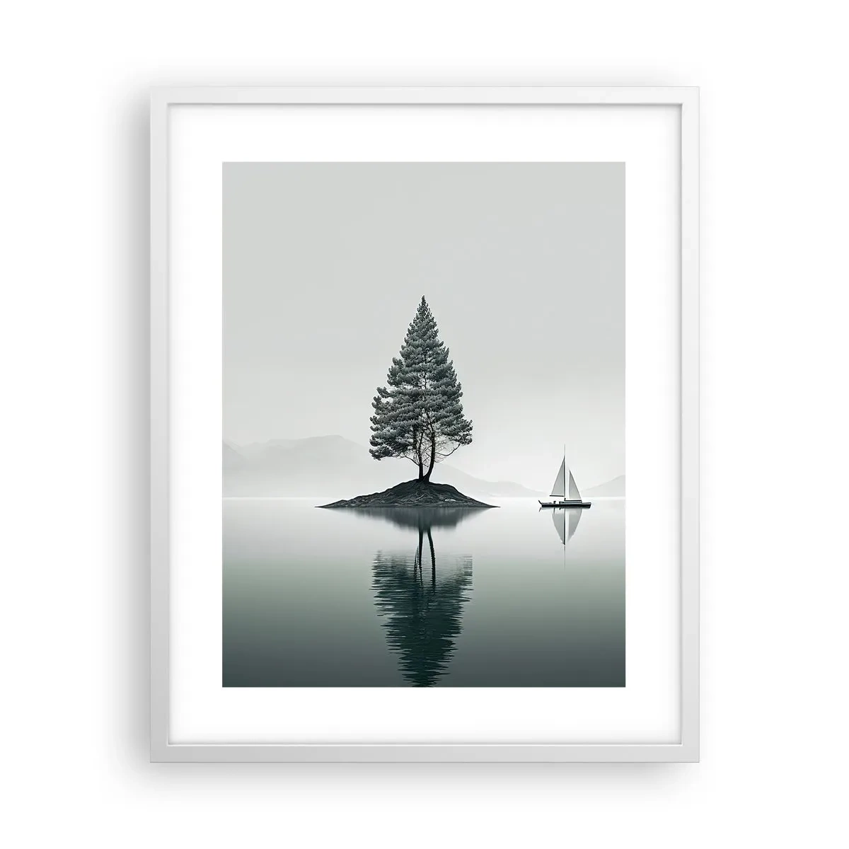 Plakát v bílém rámu - Snění - 40x50 cm