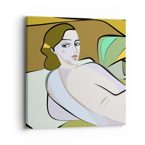 Obraz na plátně - Intimní portrét - 40x40 cm
