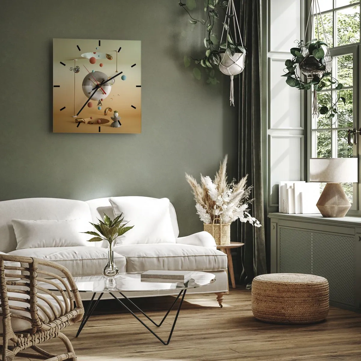 Nástěnné hodiny - Vše je možné - 30x30 cm