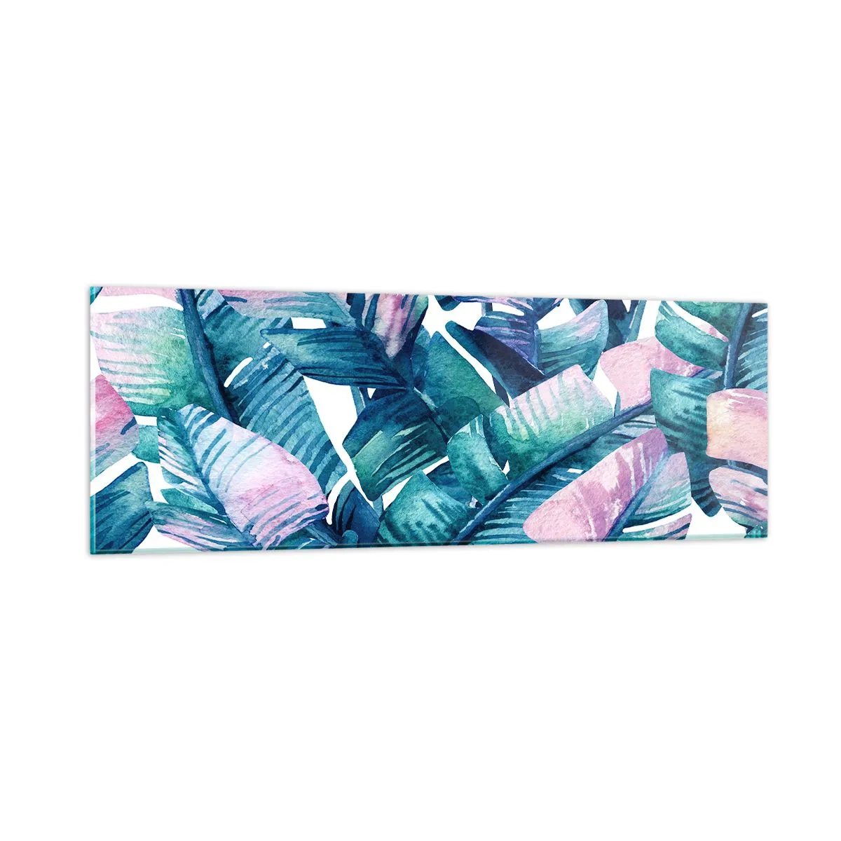 Obraz na skle - V banánovém háji - 90x30 cm