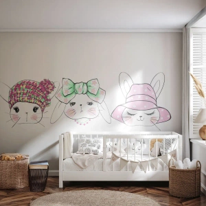 Fototapeta Samolepicí Deluxe Sticker - Zamyšlená, smutná, spokojená - Pro děti, Grafika, Ilustrace - 300x210 cm