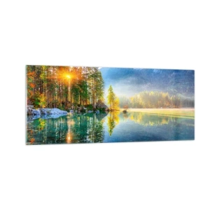 Obraz na skle - Majestát a sladkost - 100x40 cm