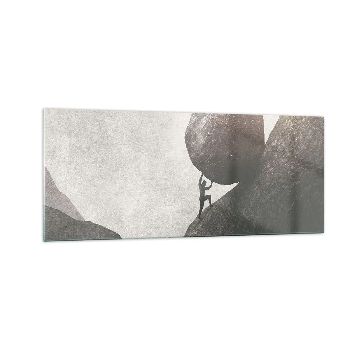 Obraz na skle - Věřím, proti vší naději - 100x40 cm