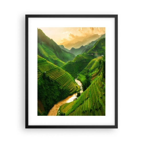 Plakát v černém rámu - Vietnamské údolí - 40x50 cm