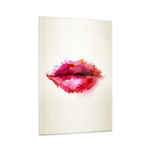 Obraz na skle - Červenější než červená - 70x100 cm