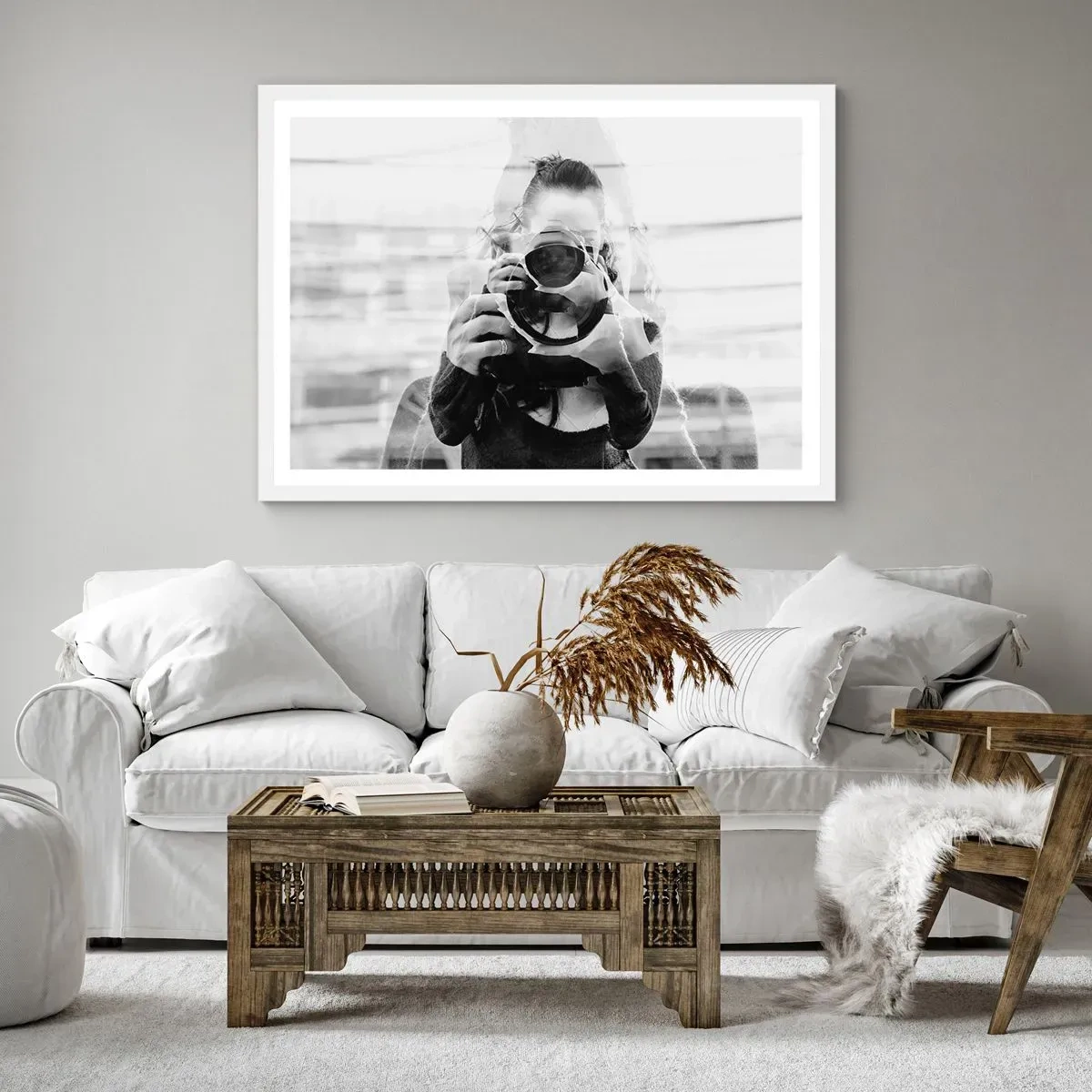 Plakát v bílém rámu - Tvůrce a materiál - 40x30 cm