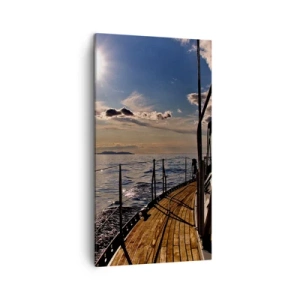 Obraz na plátně - Plavba směrem ke slunci - 45x80 cm