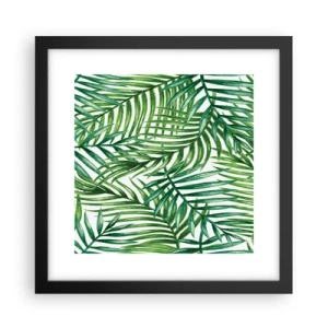 Plakát v černém rámu - Pod zeleným baldachýnem - 30x30 cm