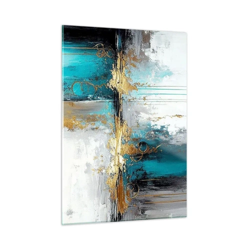 Obraz na skle - Všechno plyne - 50x70 cm