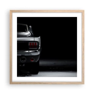 Plakát v rámu světlý dub - Kouzlo klasiky - 50x50 cm