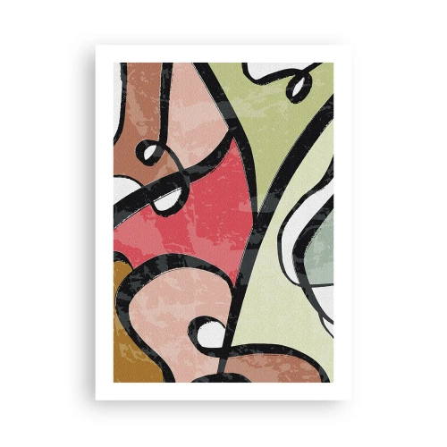 Plakát - Piruety uprostřed barev - 50x70 cm