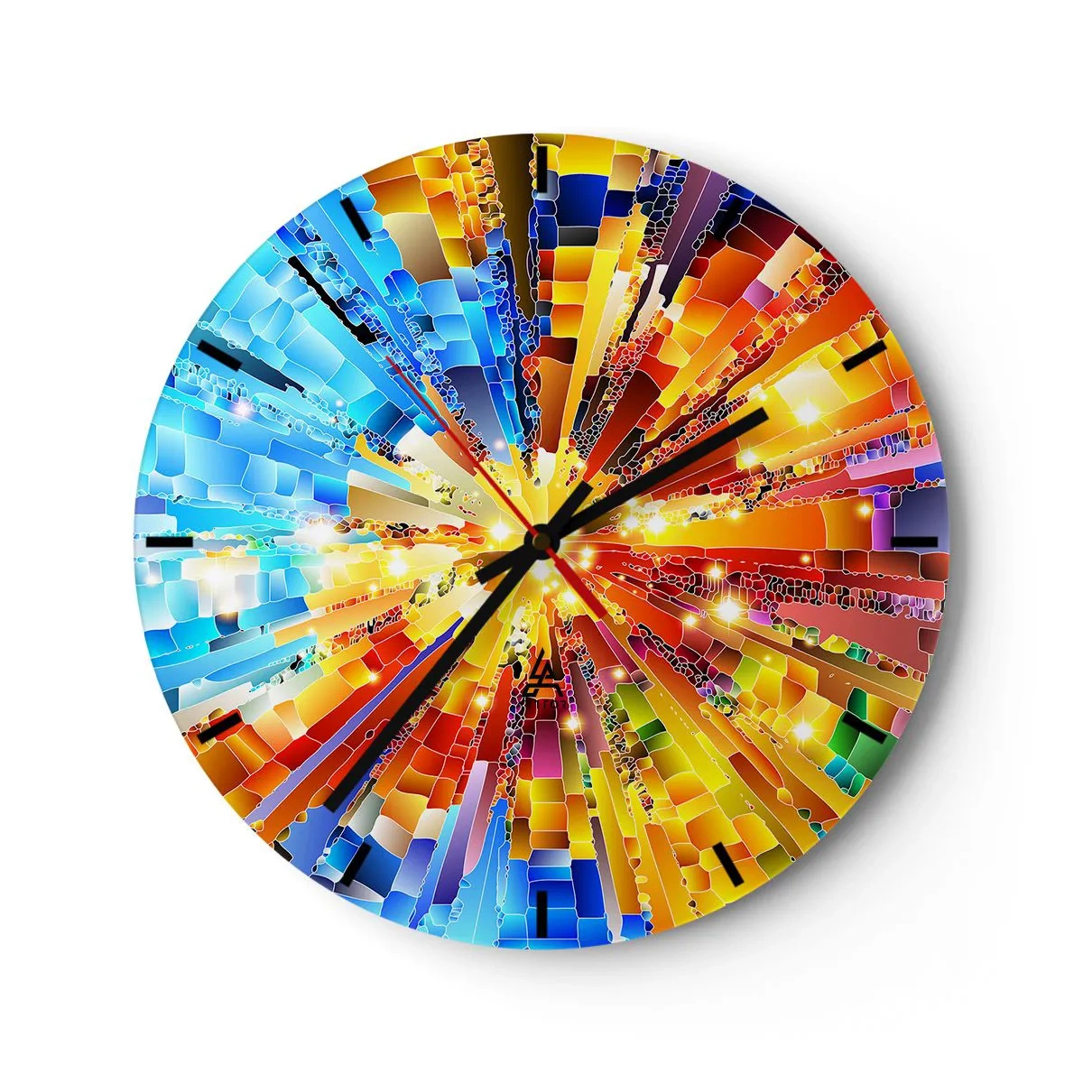 Nástěnné hodiny - In medias res - 40x40 cm