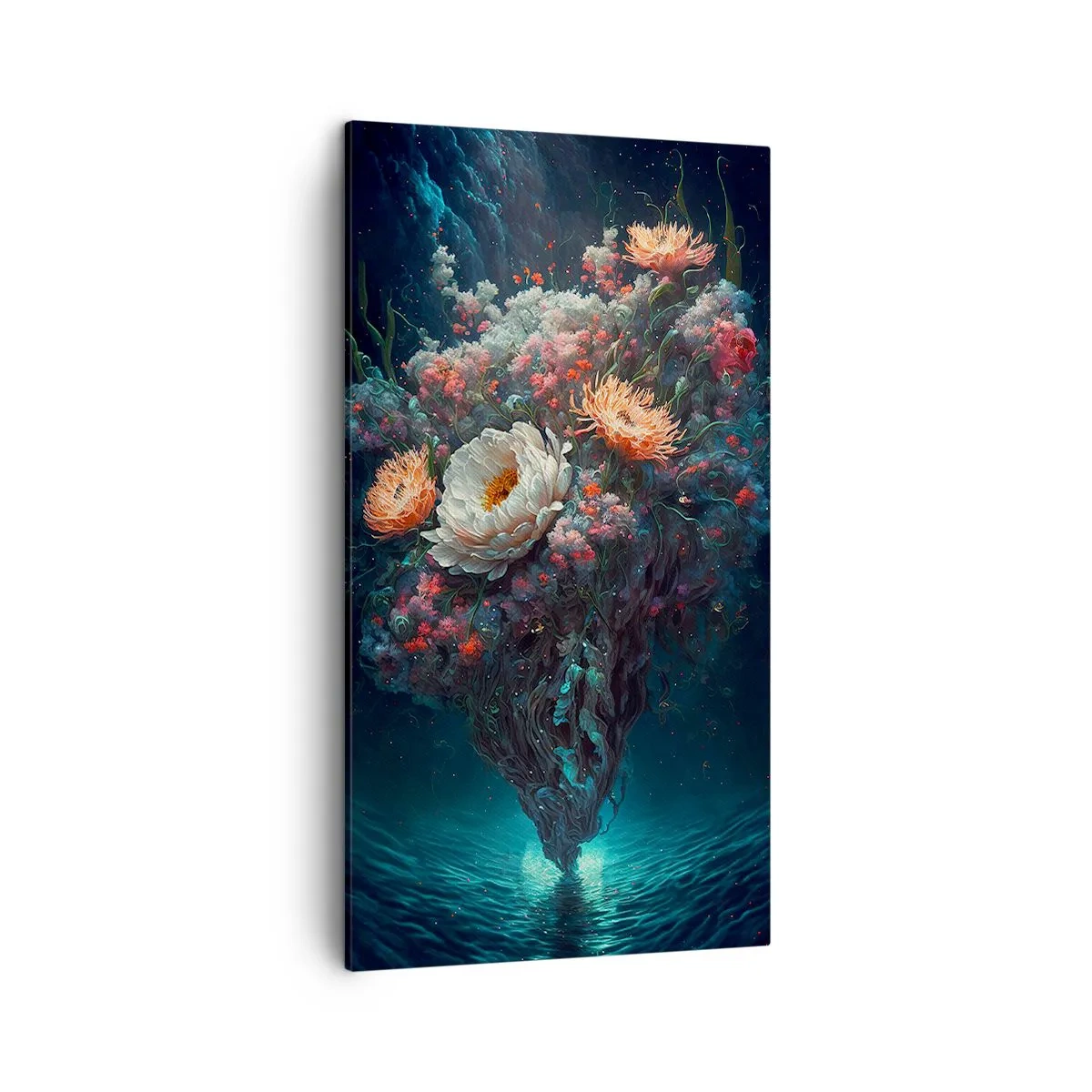 Obraz na plátně - Podivná zahrada - 45x80 cm