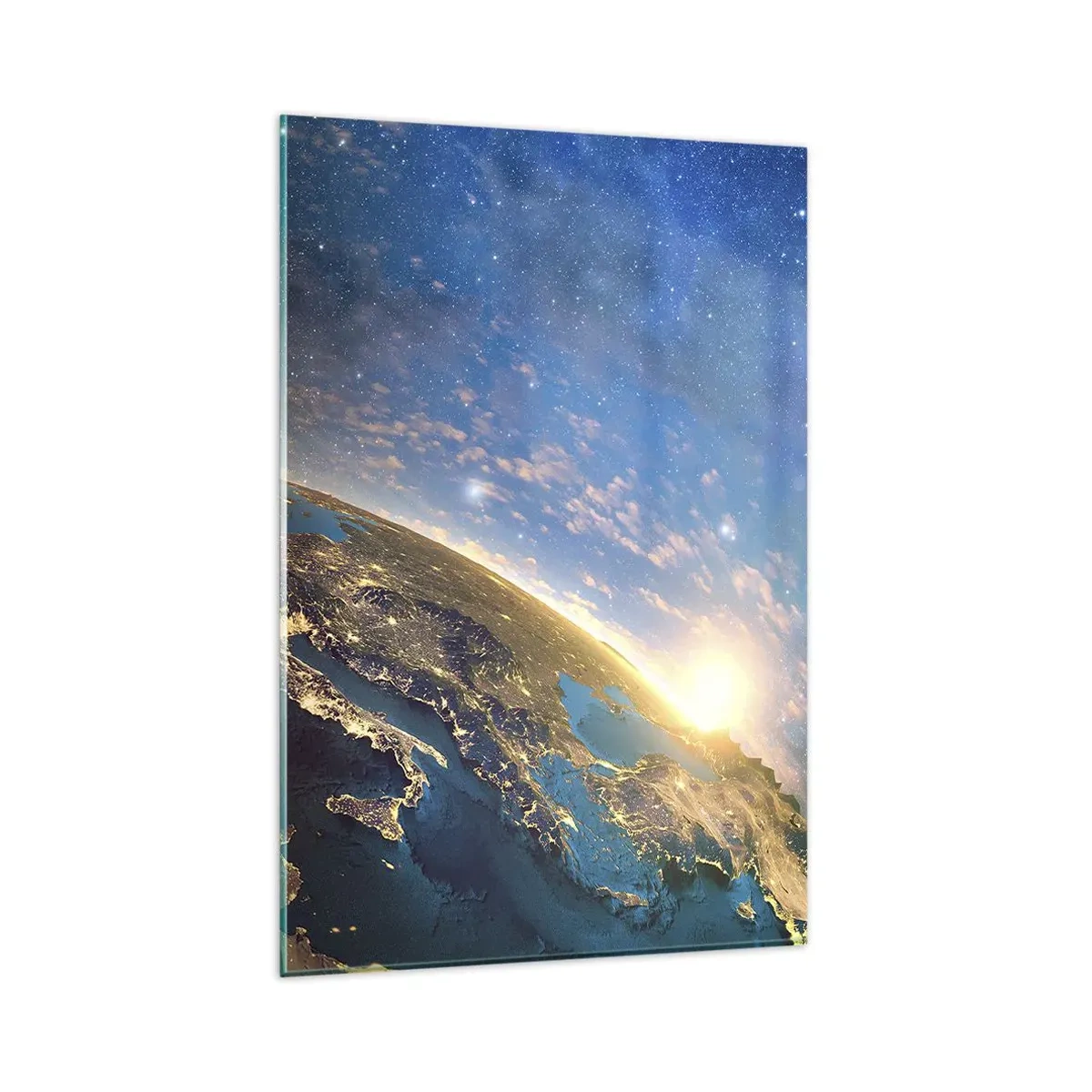 Obraz na skle - Podívejme se na sebe s odstupem - 80x120 cm