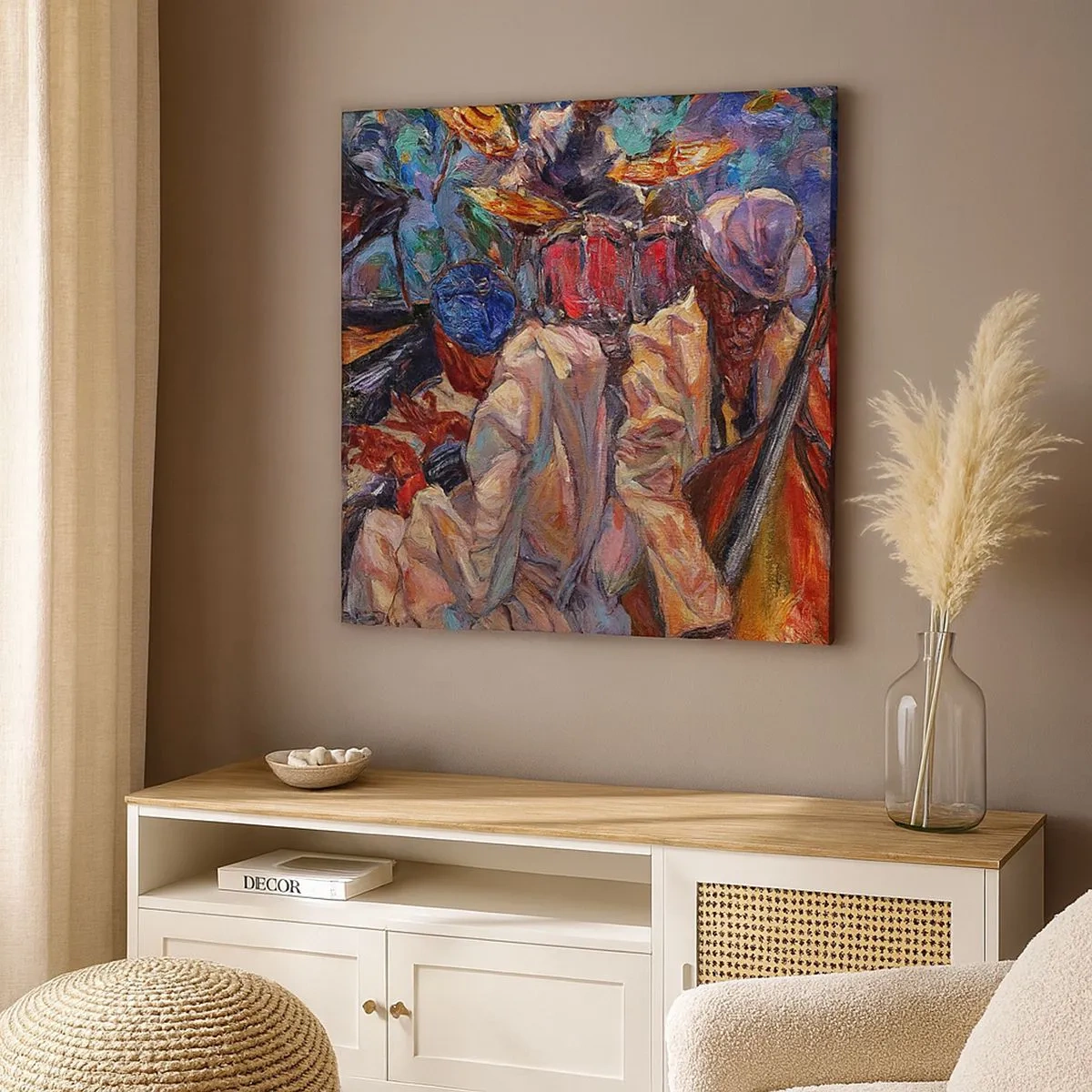 Obraz na plátně - V jednom rytmu - 30x30 cm