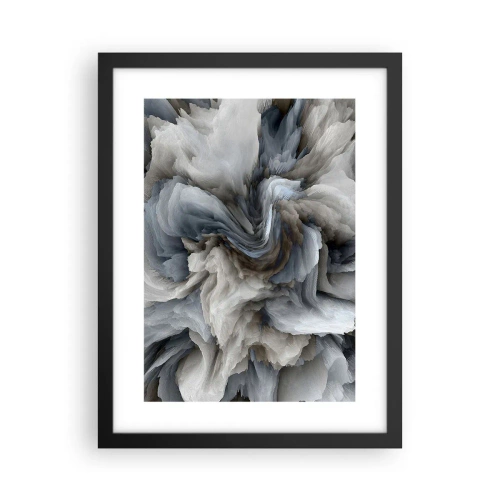 Plakát v černém rámu - Kámen a květ - 30x40 cm