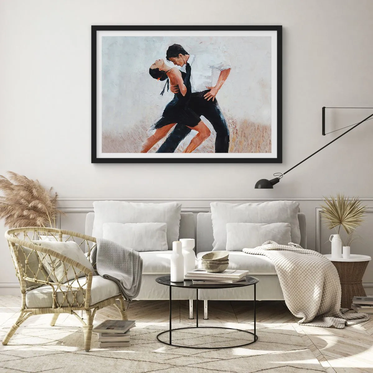 Plakát v černém rámu - Tango mých tužeb a snů - 40x30 cm