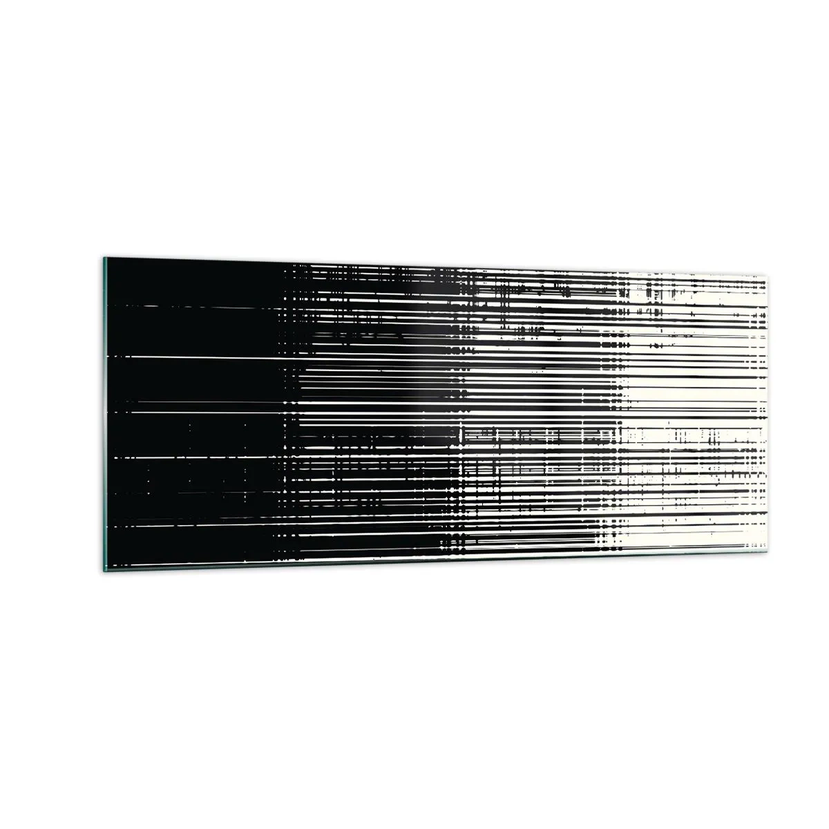 Obraz na skle - Vlny a vibrace - 100x40 cm