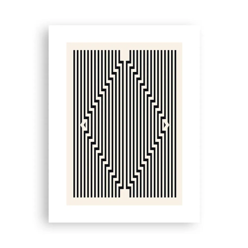 Plakát - Geometrická iluze - 30x40 cm