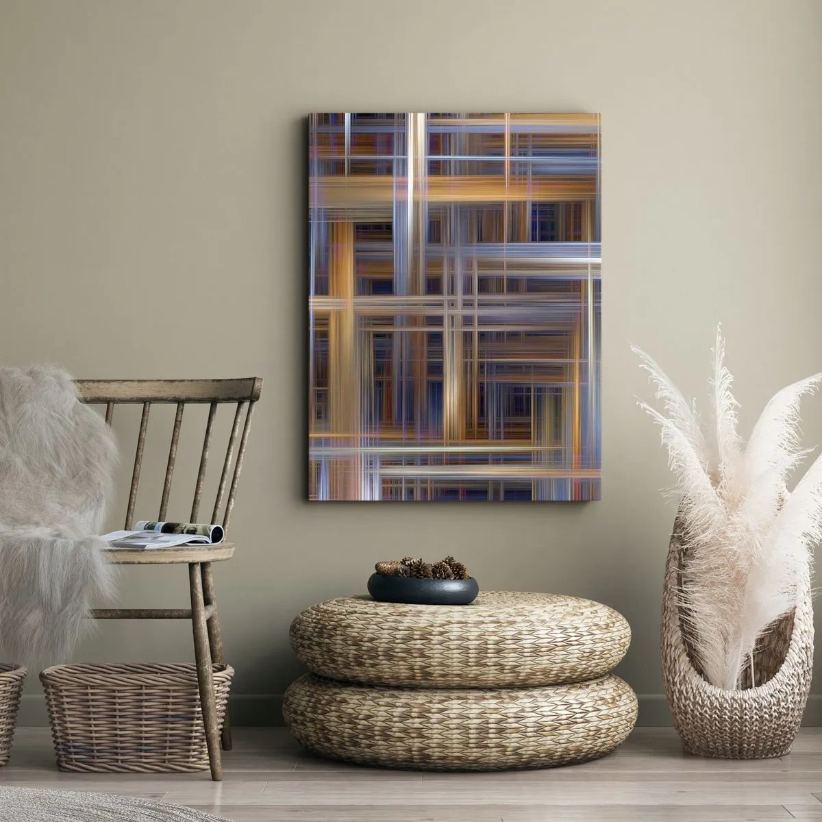 Obraz na plátně - Utkané ze světla - 70x100 cm