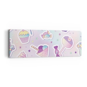 Obraz na plátně - Aby byly každý den narozeniny - 90x30 cm