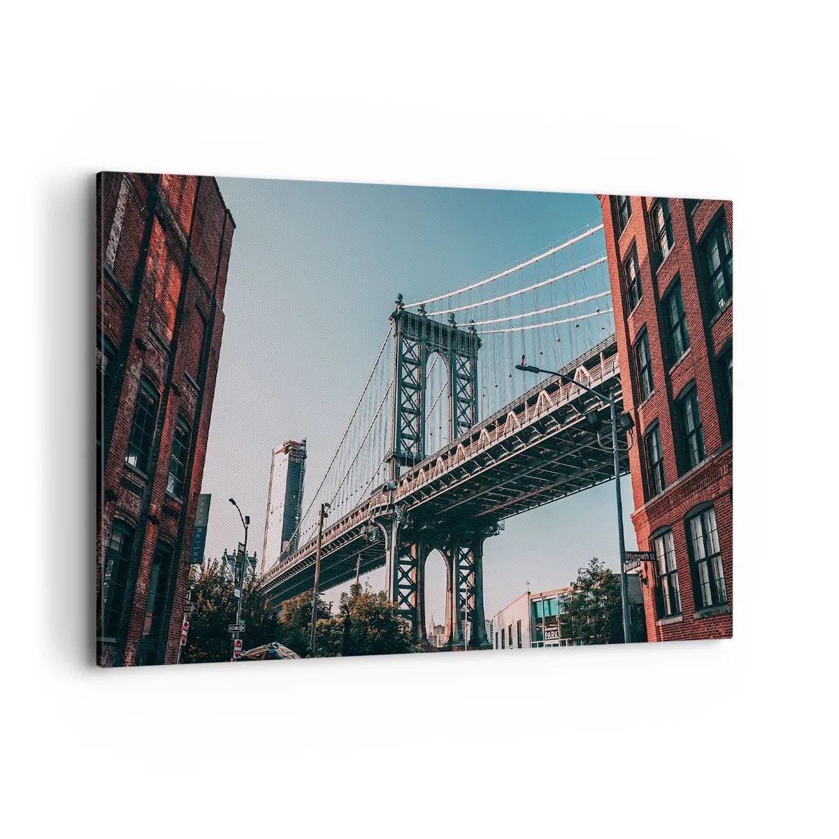 Obraz na plátně - Nad vlnami města - 100x70 cm