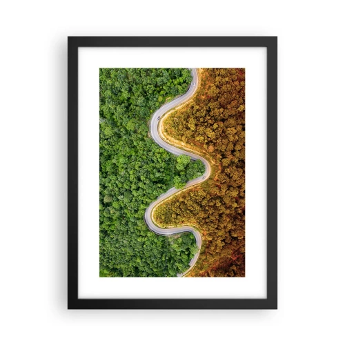 Plakát v černém rámu - Hranice a průlomy - 30x40 cm