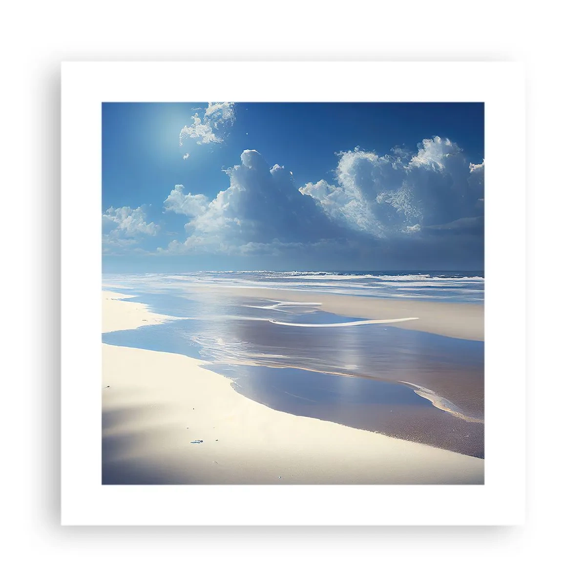 Plakát - Dovolená v ráji - 40x40 cm