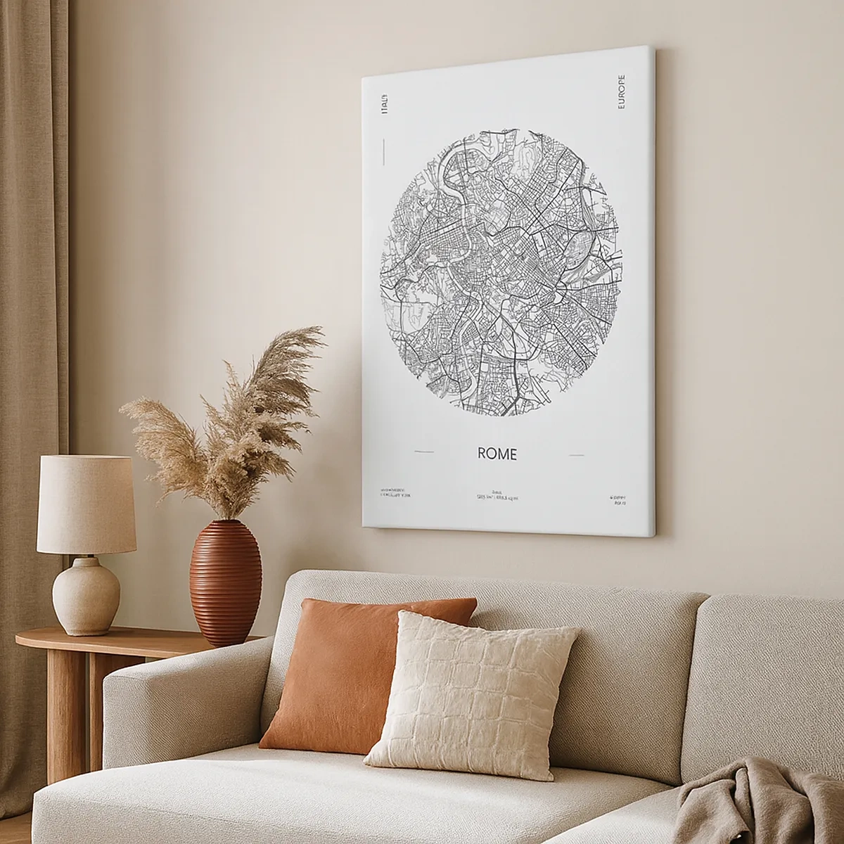 Obraz na plátně - Anatomie Říma - 50x70 cm