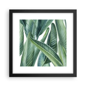 Plakát v černém rámu - Prostě zelená - 30x30 cm