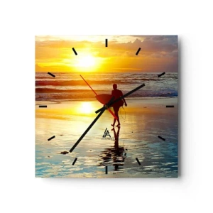 Nástěnné hodiny - Návrat bojovníka - 30x30 cm