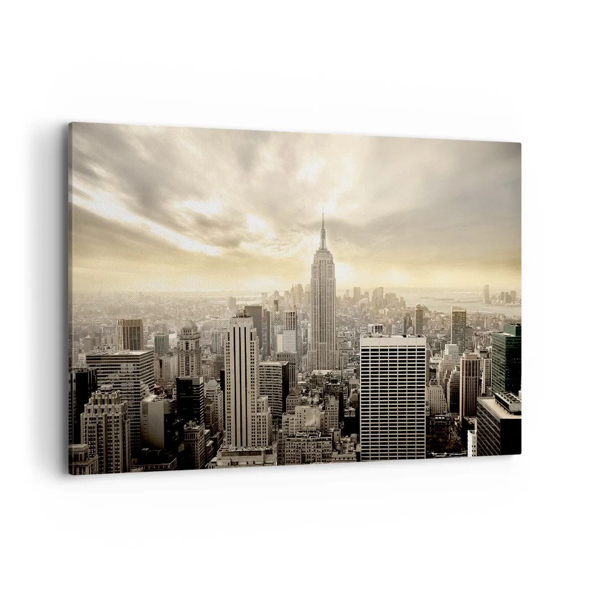 Obraz na plátně - New York utkaný z šedi - 120x80 cm