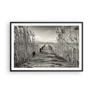 Plakát v černém rámu - V ústraní travin - 91x61 cm