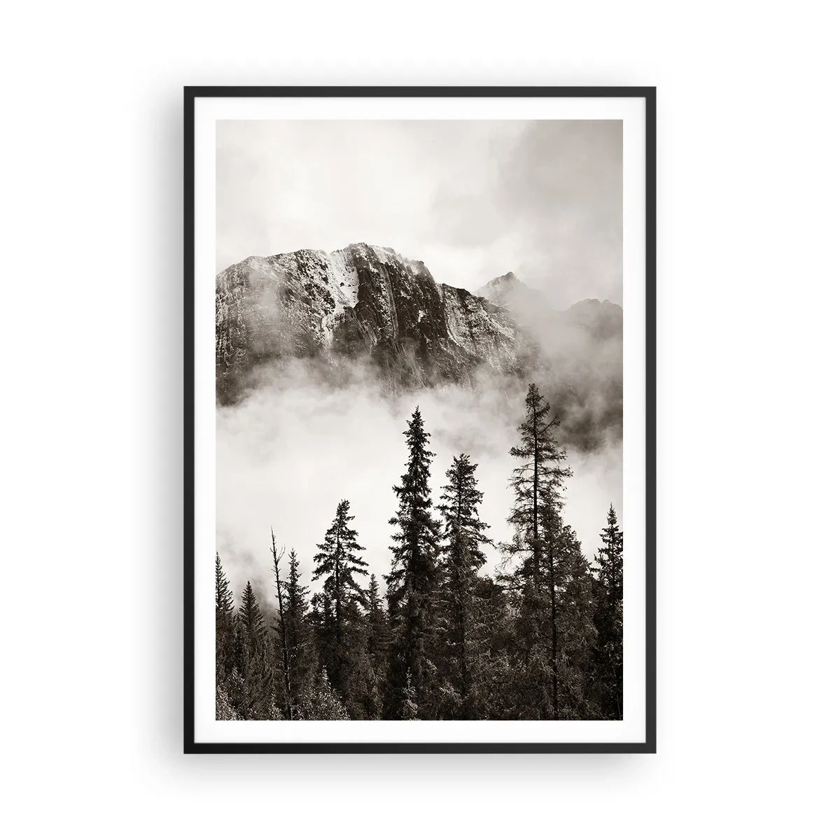 Plakát v černém rámu - Žulový panovník - 70x100 cm