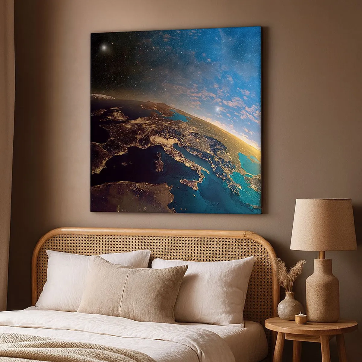 Obraz na plátně - Podívejme se na sebe s odstupem - 30x30 cm