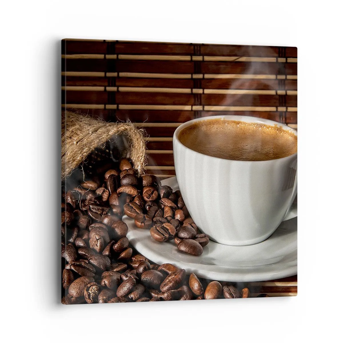 Obraz na plátně - Černost uhlí, průzračnost jantaru - 40x40 cm