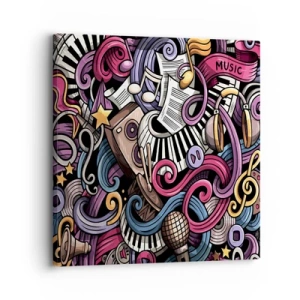 Obraz na plátně - Komplikovaná melodie - 30x30 cm
