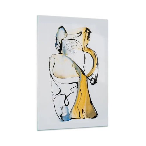 Obraz na skle - Skleněná abstrakce - 70x100 cm