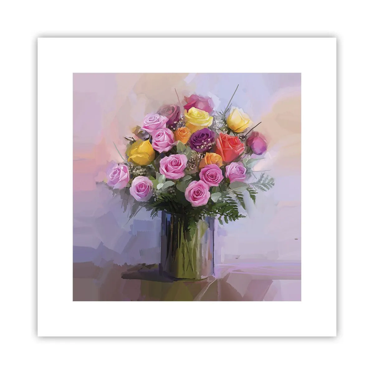 Plakát - Zachycená krása - 30x30 cm